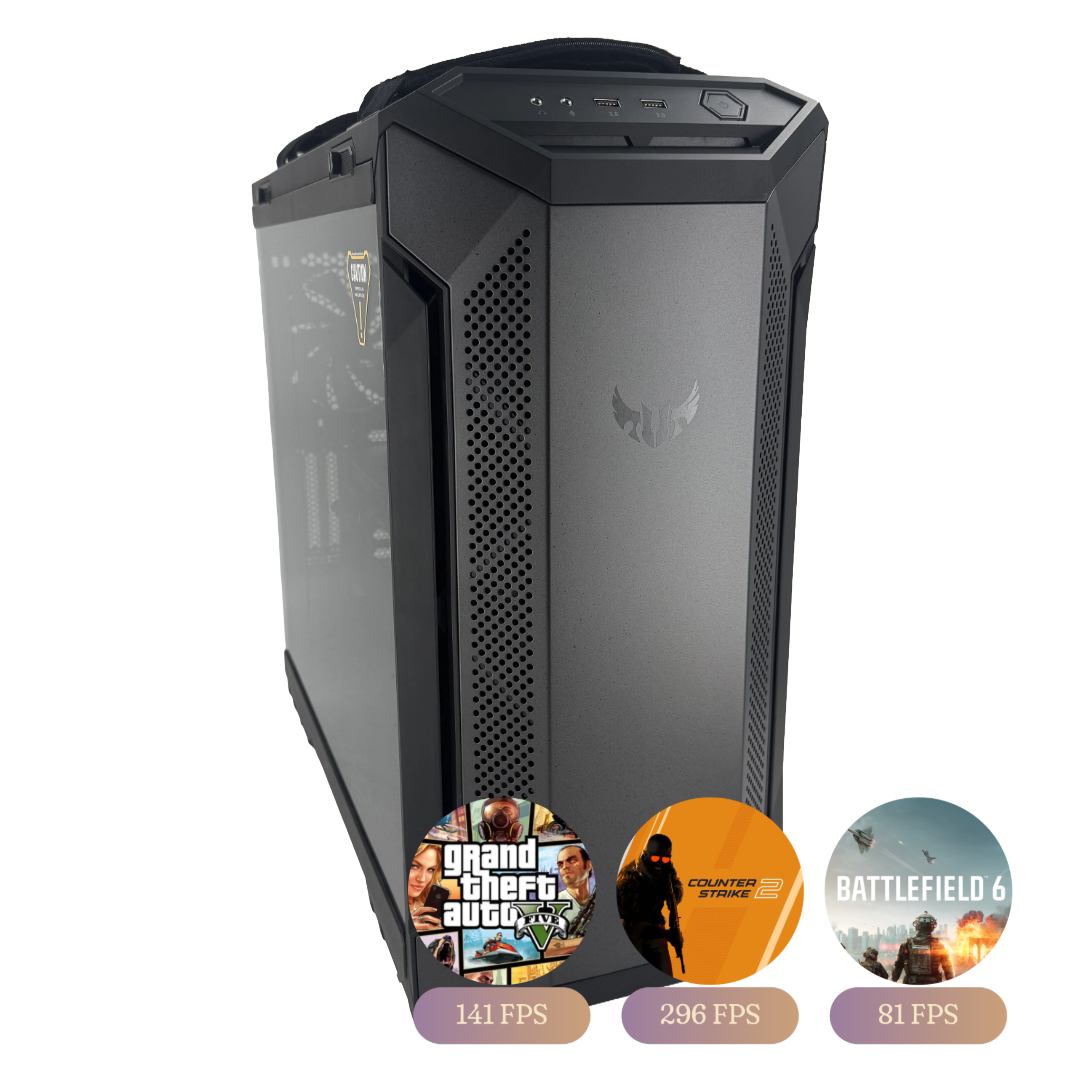 Gaming Desktop / RX 9070 XT 16GB / Intel i5 - 14400F / 16GB DDR5 (4800MHz) / 2TB NVMe / Mycket Bra Skick