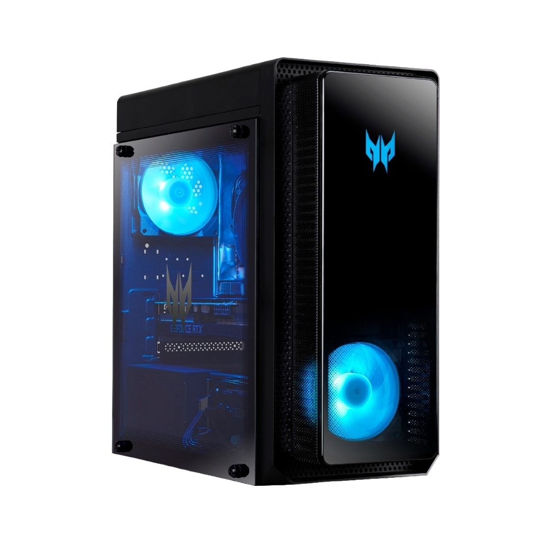 Gaming Desktop / Acer Predator PO3-640 / RTX 4070 12GB / Intel i7 - 12700F / 16GB DDR4 (3200MHz) / 1TB NVMe / Mycket Bra Skick