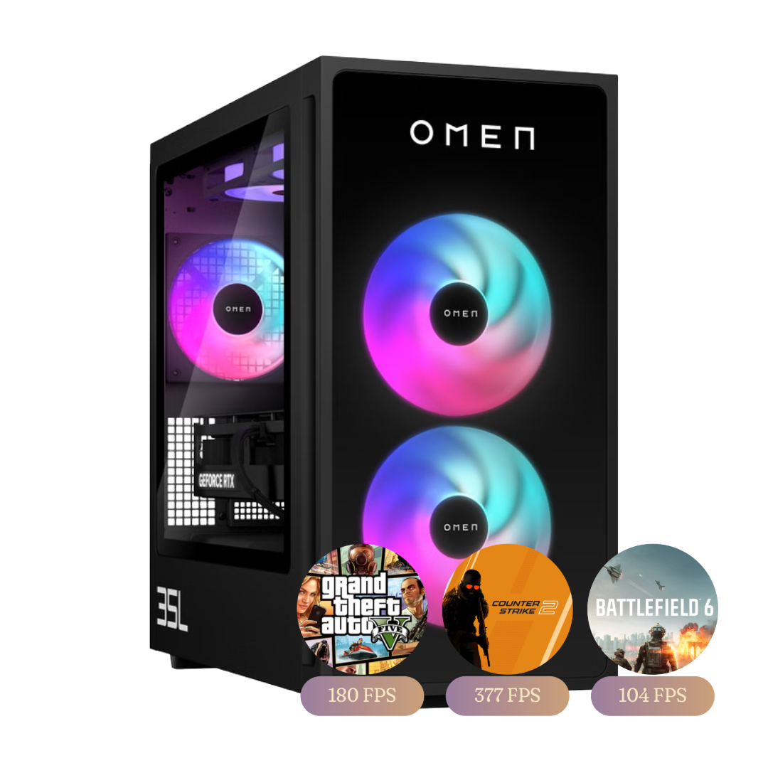 OMEN by HP 40L GT21-2xxx – RTX 4080 SUPER / i7-14700F / 32GB DDR5 / 1TB NVMe
