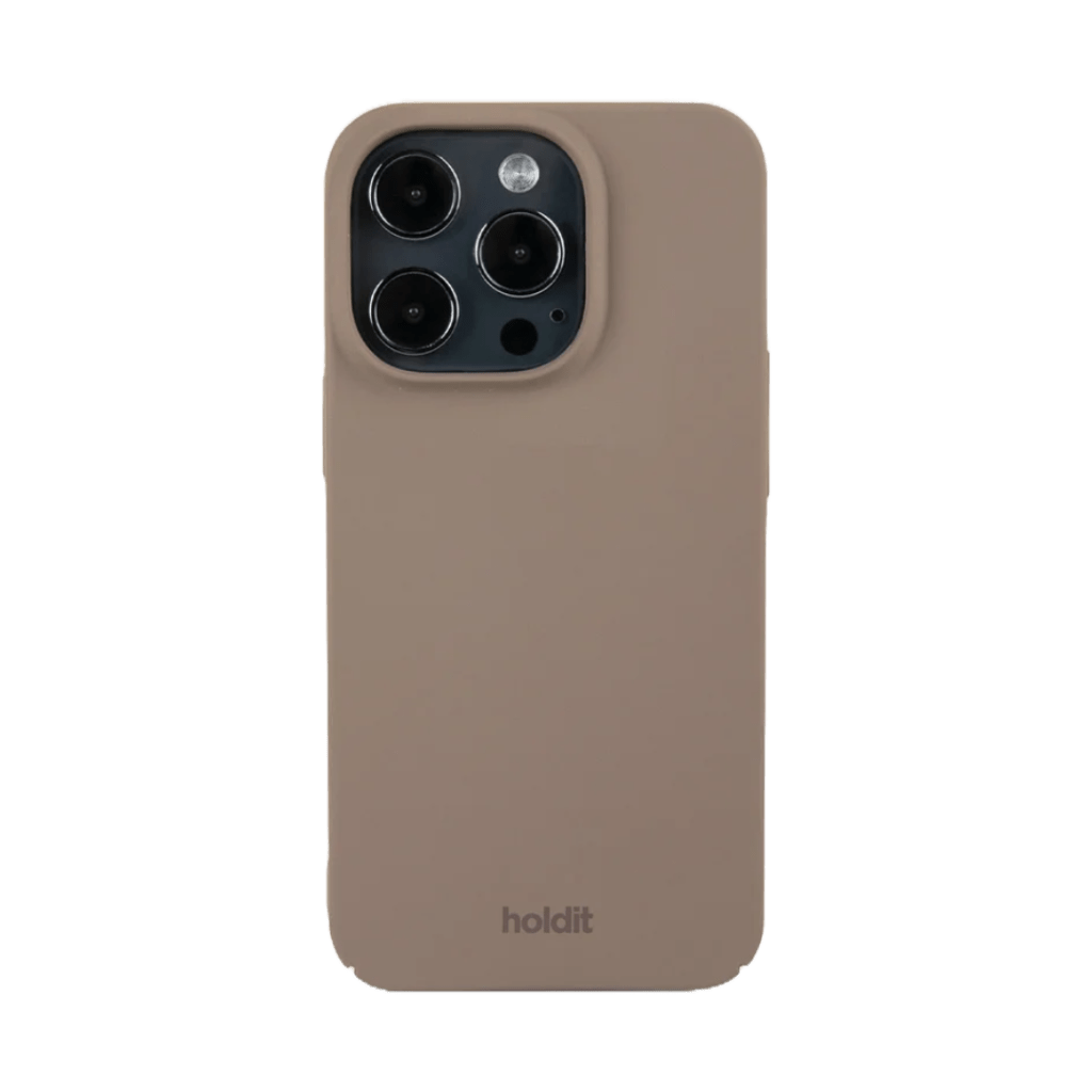 Slim Case for iPhone 15 Pro, Mocha Brown