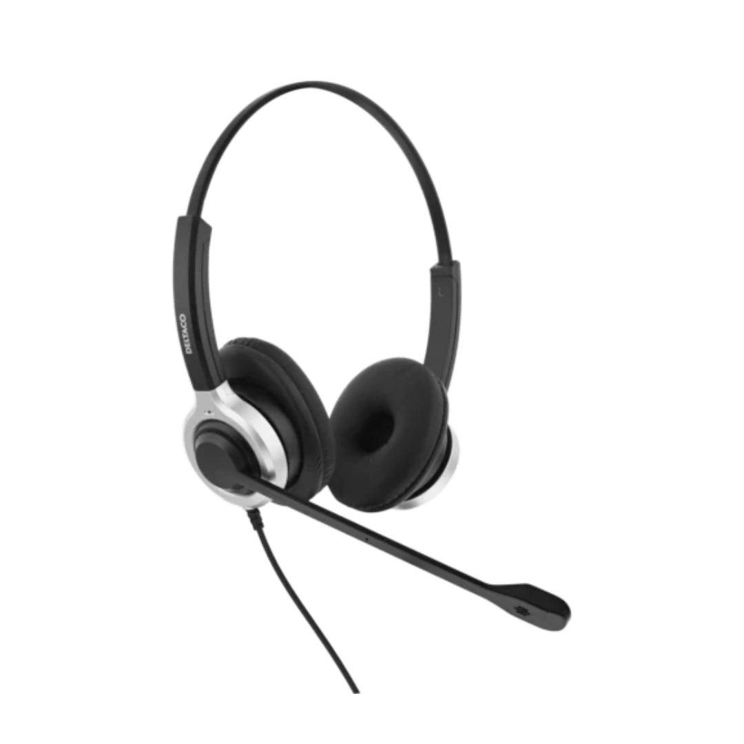 Deltaco Office USB stereoheadset 