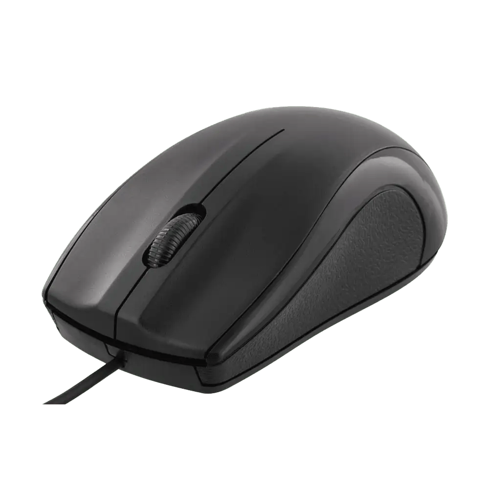 DELTACO Wired Optical Mouse with Scroll Wheel, 3 Buttons