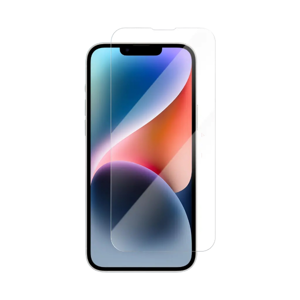Skärmskydd - iPhone 13/13 Pro/14 - 2.5D tempered glass, 9H hardness