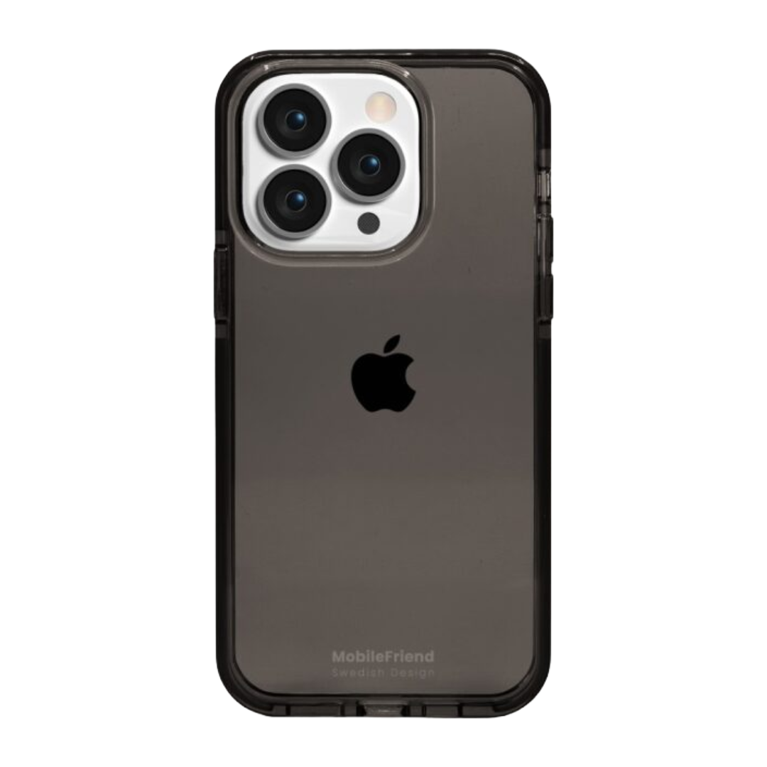 MobileFriend iPhone Seethrough Case 16 Pro Black