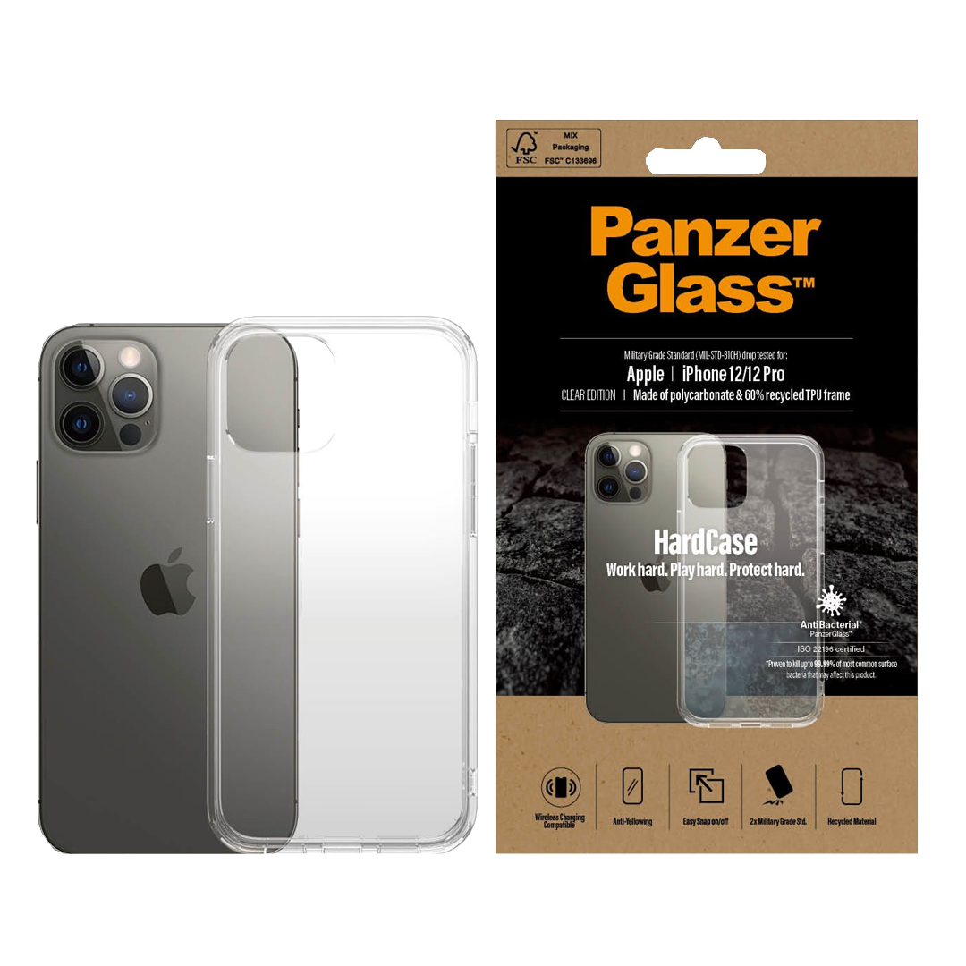 PanzerGlass HardCase for iPhone 12 / 12 Pro, Transparent