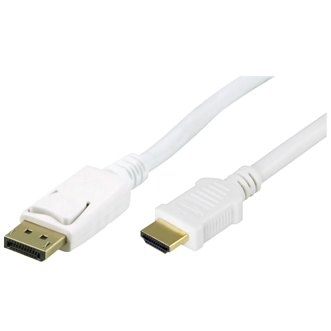 DisplayPort to HDMI Monitor Cable, 20-pin Male to Male, 3 m