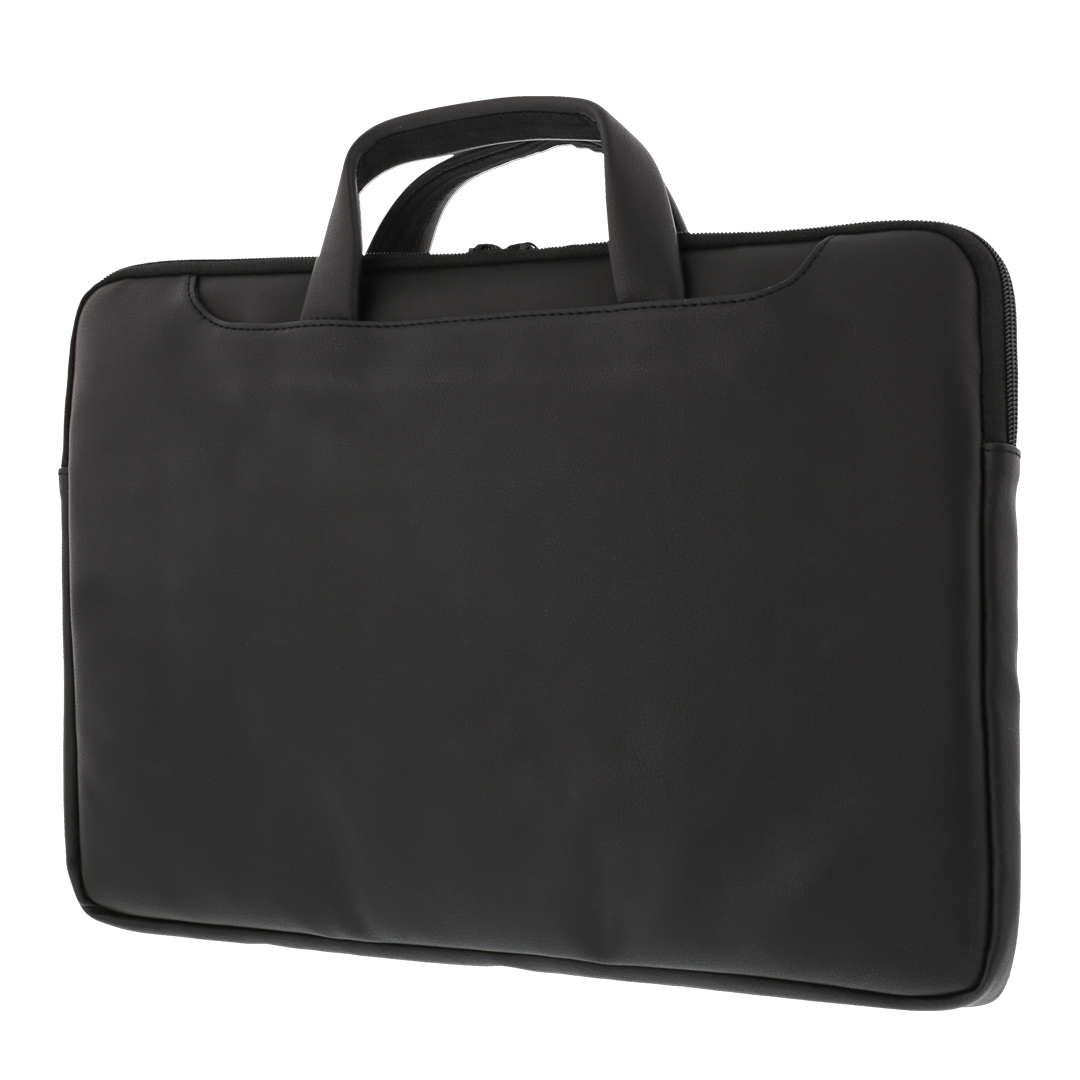 Laptop Bag for up to 13–14" Laptops, PU Leather-rollover image